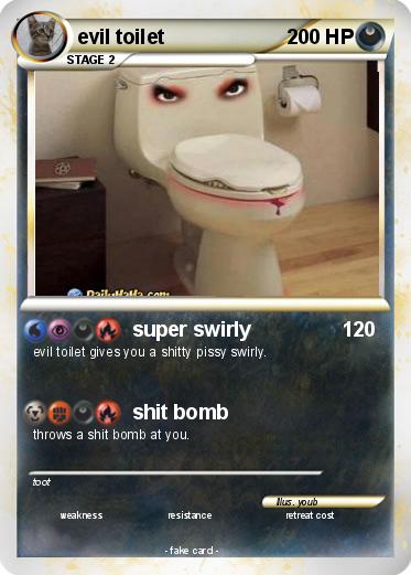 Pokemon evil toilet