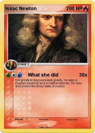 Pokemon Issac Newton