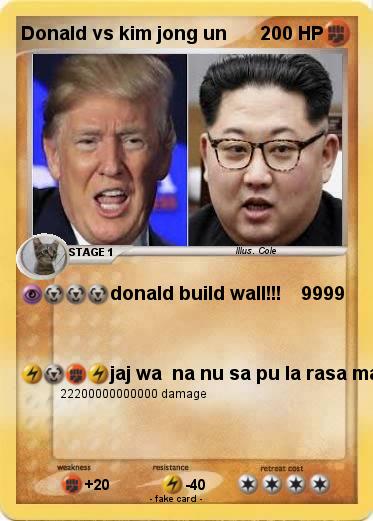 Pokemon Donald vs kim jong un