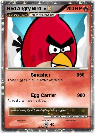 Pokemon Red Angry Bird