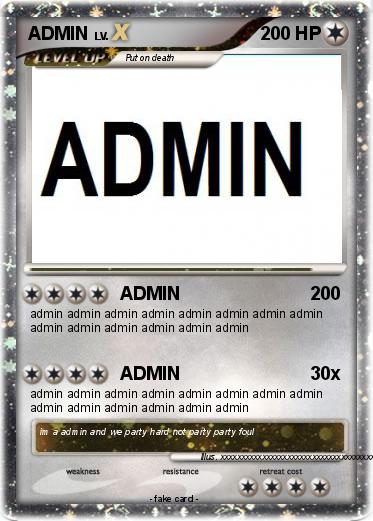 Pokemon ADMIN