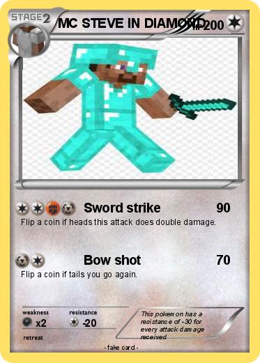 Pokemon MC STEVE IN DIAMOND
