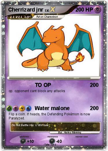 Pokemon Cherrizard jnr