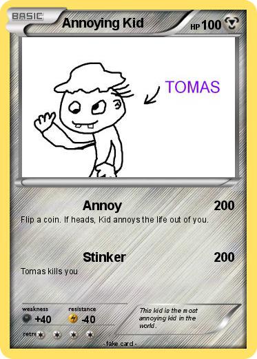 Pokemon Annoying Kid