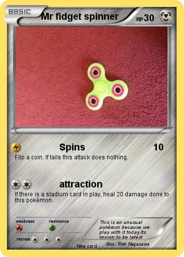 Pokemon Mr fidget spinner