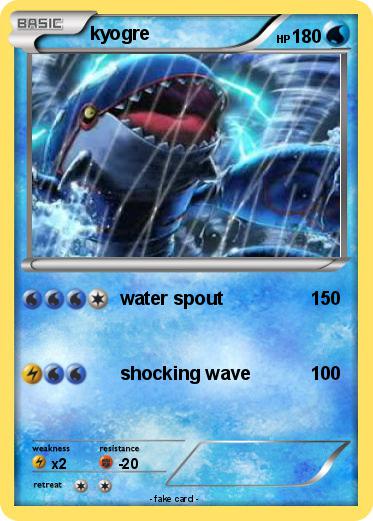 Pokemon kyogre
