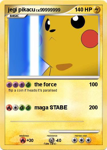 Pokemon jegi pikacu