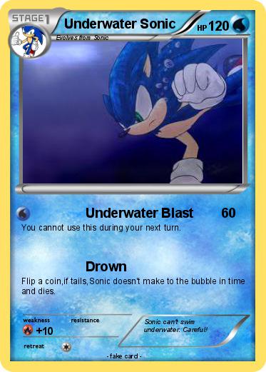 Pokemon Underwater Sonic