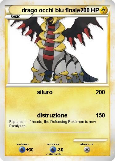 Pokemon drago occhi blu finale