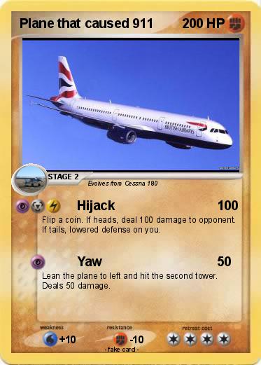 Pokemon Plane that caused 911