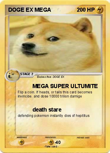 Pokemon DOGE EX MEGA
