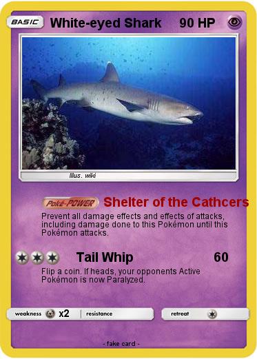 Pokemon White-eyed Shark