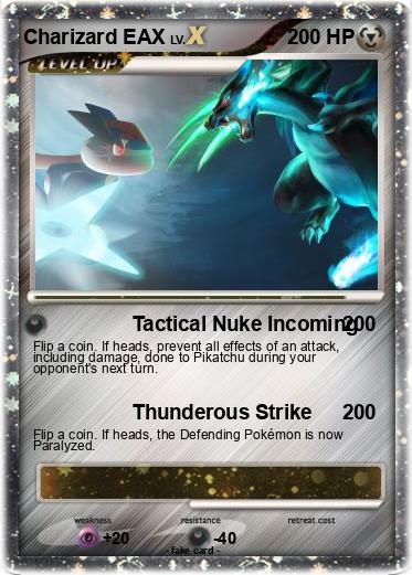 Pokemon Charizard EAX