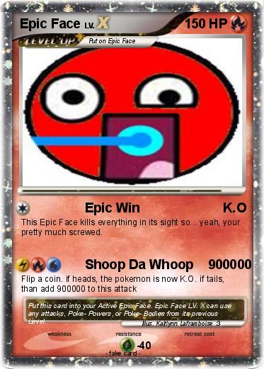 Pokemon Epic Face