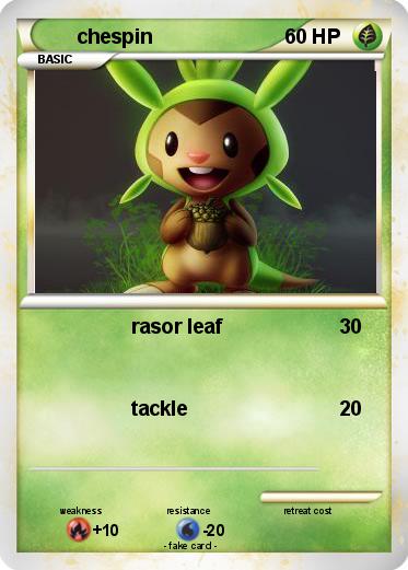 Pokemon chespin