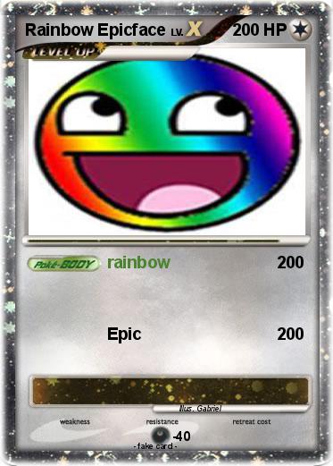 Pokemon Rainbow Epicface
