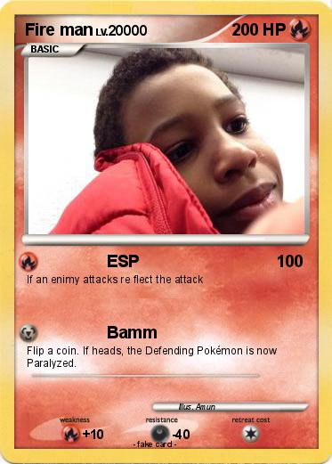 Pokemon Fire man
