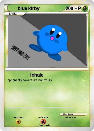 Pokemon blue kirby