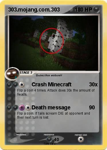 Pokemon 303.mojang.com.303