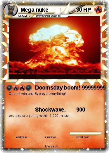 Pokemon Mega nuke