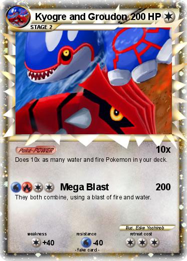 Pokemon Kyogre and Groudon