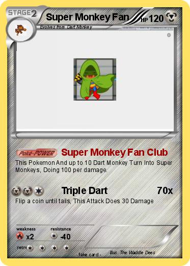 Pokemon Super Monkey Fan