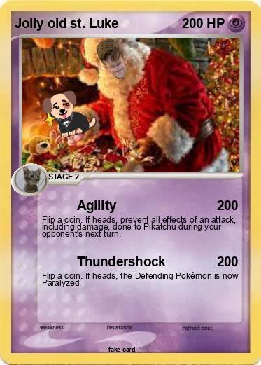 Pokemon Jolly old st. Luke