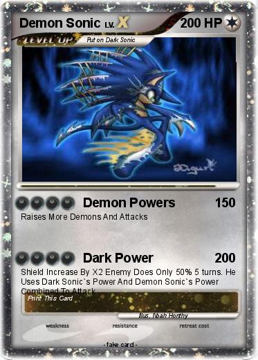 Pokemon Demon Sonic