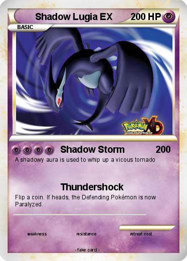 Pokemon Shadow Lugia EX