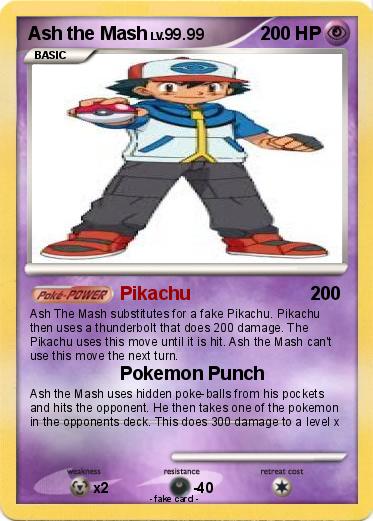 Pokemon Ash the Mash