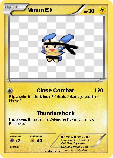 Pokemon Minun EX