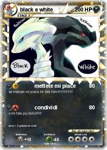 Pokemon black e white