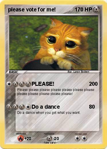 Pokemon please vote for me!
