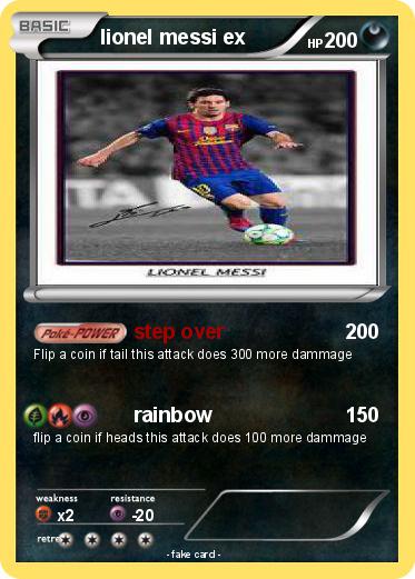Pokemon lionel messi ex