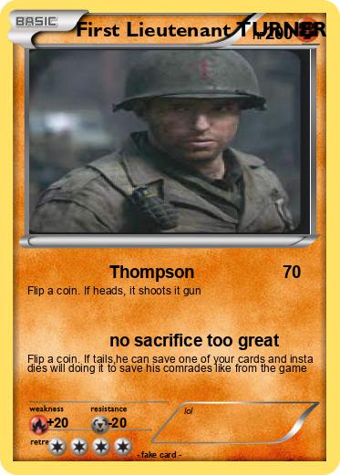 Pokemon First Lieutenant TURNER