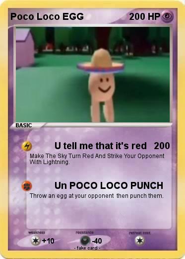 Pokemon Poco Loco Egg