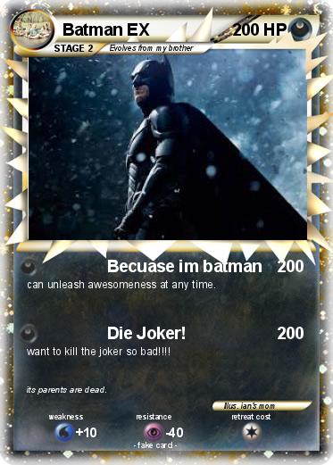 Pokemon Batman EX