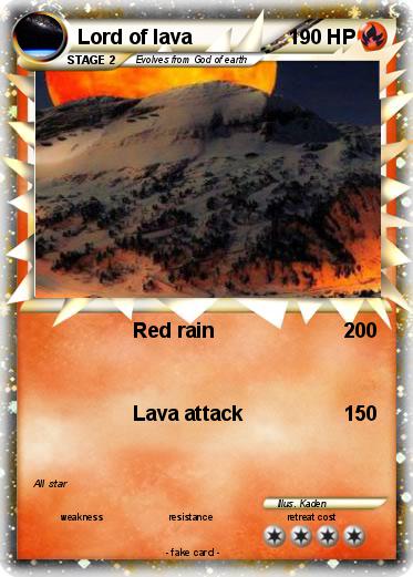 Pokemon Lord of lava