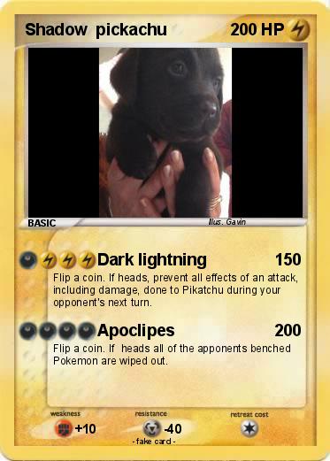 Pokemon Shadow  pickachu