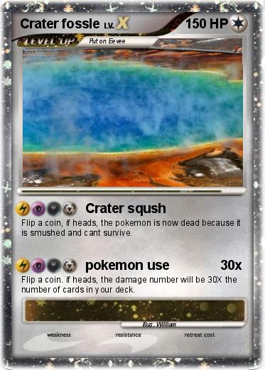 Pokemon Crater fossle