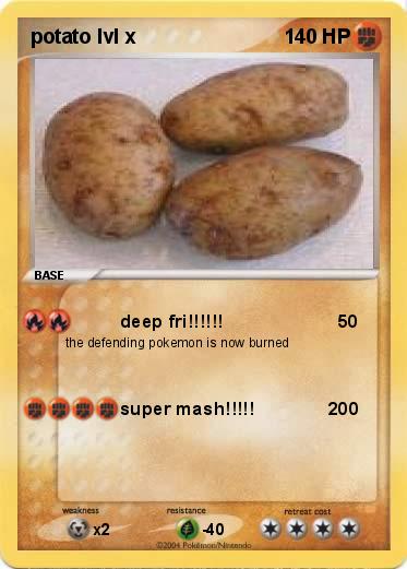 Pokemon potato lvl x