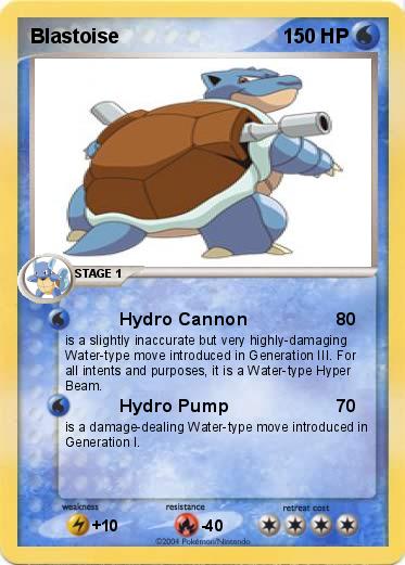 Pokemon Blastoise Pokemon Blastoise