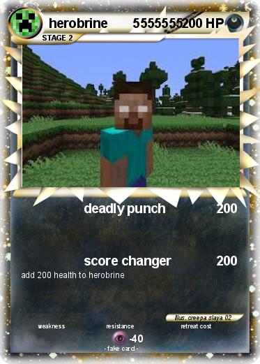 Pokemon herobrine       5555555