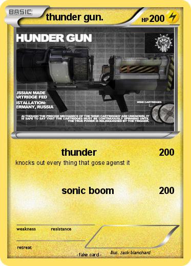 Pokemon thunder gun.