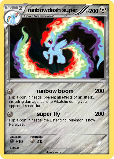 Pokemon ranbowdash super