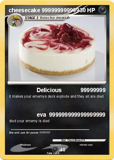 Pokemon cheesecake 999999999999