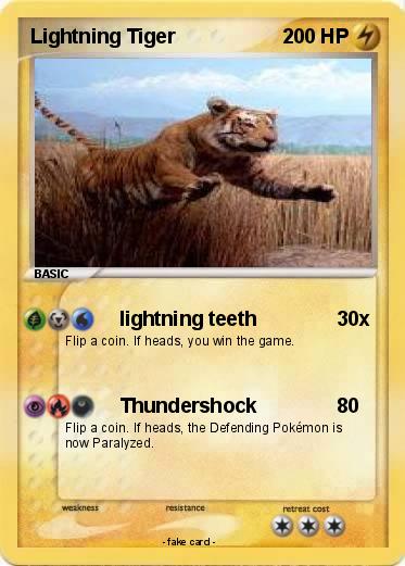 Pokemon Lightning Tiger