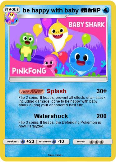 Pokemon be happy with baby shark
