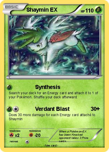 Pokemon Shaymin EX