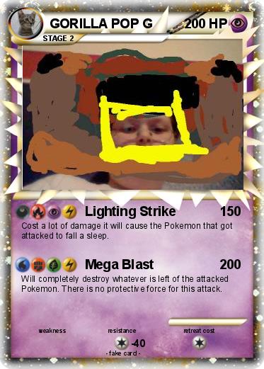 Pokemon GORILLA POP G